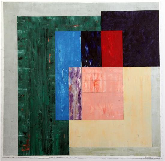 Richard Roblin (Canadian, b. 1940), Abstract 22.25 x 22in.